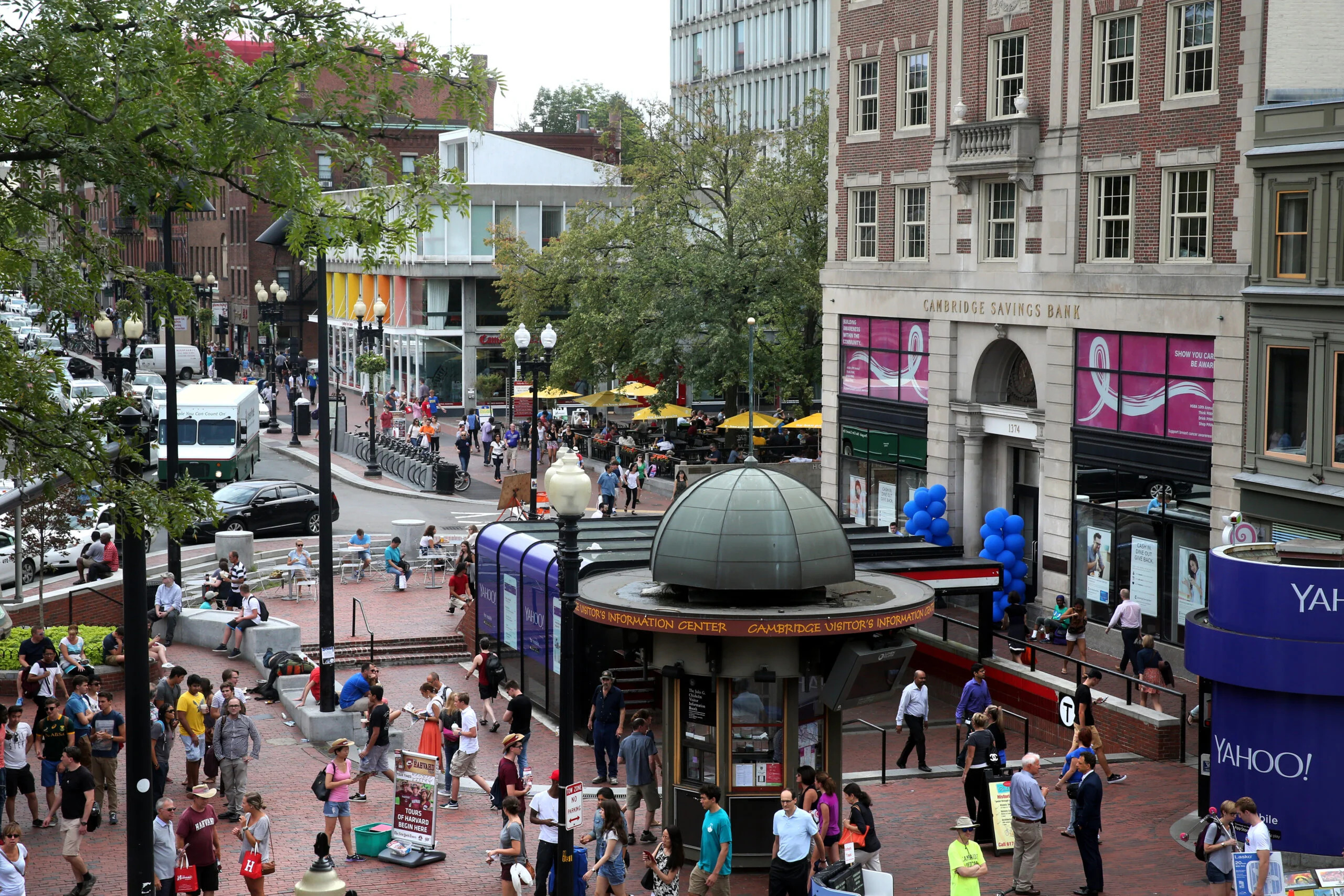 Mission Hill neighborhood street scene in Boston